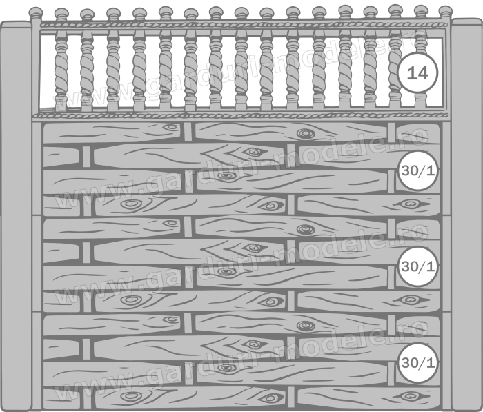 Imagini gard Gard beton armat 14, 30-1, 30-1, 30-1