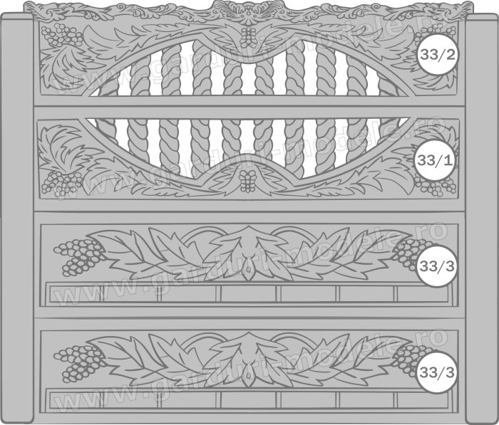 Imagini gard Gard beton armat 33-2, 33-1, 33-3, 33-3