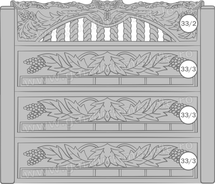 Imagini gard Gard beton armat 33-2, 33-3, 33-3, 33-3