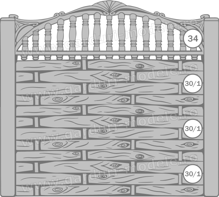 Imagini gard Gard beton armat 34, 30-1, 30-1, 30-1