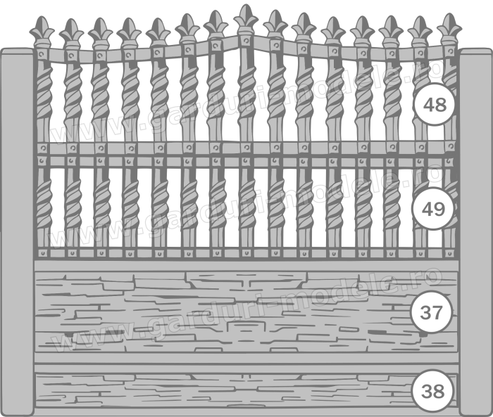 Imagini gard Gard beton armat 48, 49, 37, 38