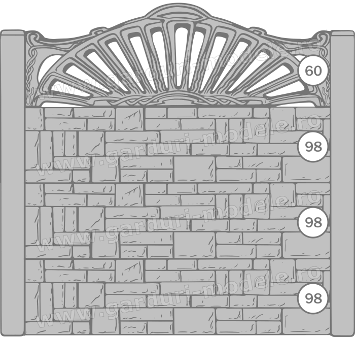 Imagini gard Gard beton armat 60, 98, 98, 98