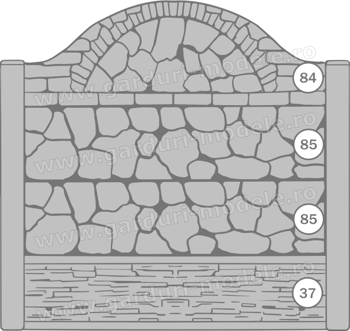 Imagini gard Gard beton armat 84, 85, 85, 37