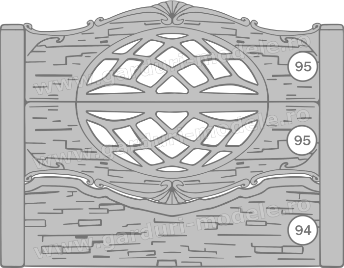 Imagini gard Gard beton armat 95, 95, 94